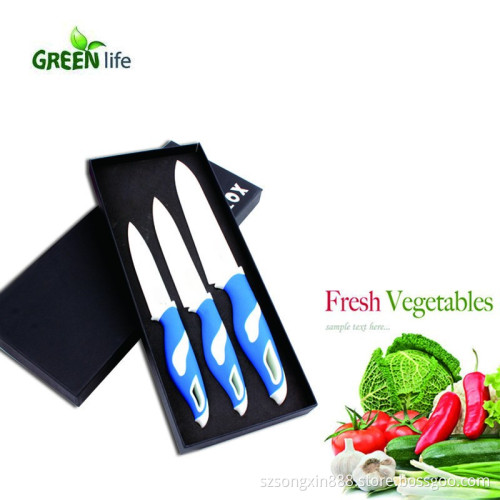 3pcs,4pcs ceramic knife set in gift box 2015 new kitchen tool for 2015 modern life,Nano-tech